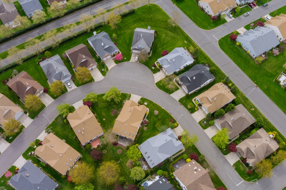 community birds-eye view